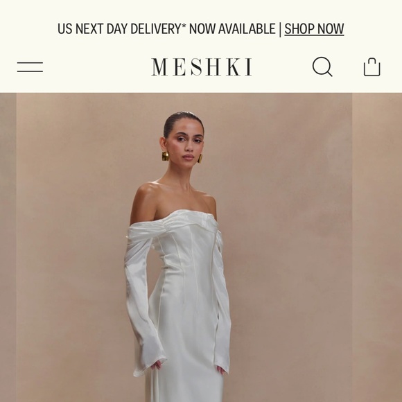 Meshki Giselle Cowl Neck Maxi Gown XS - Picture 2 of 5